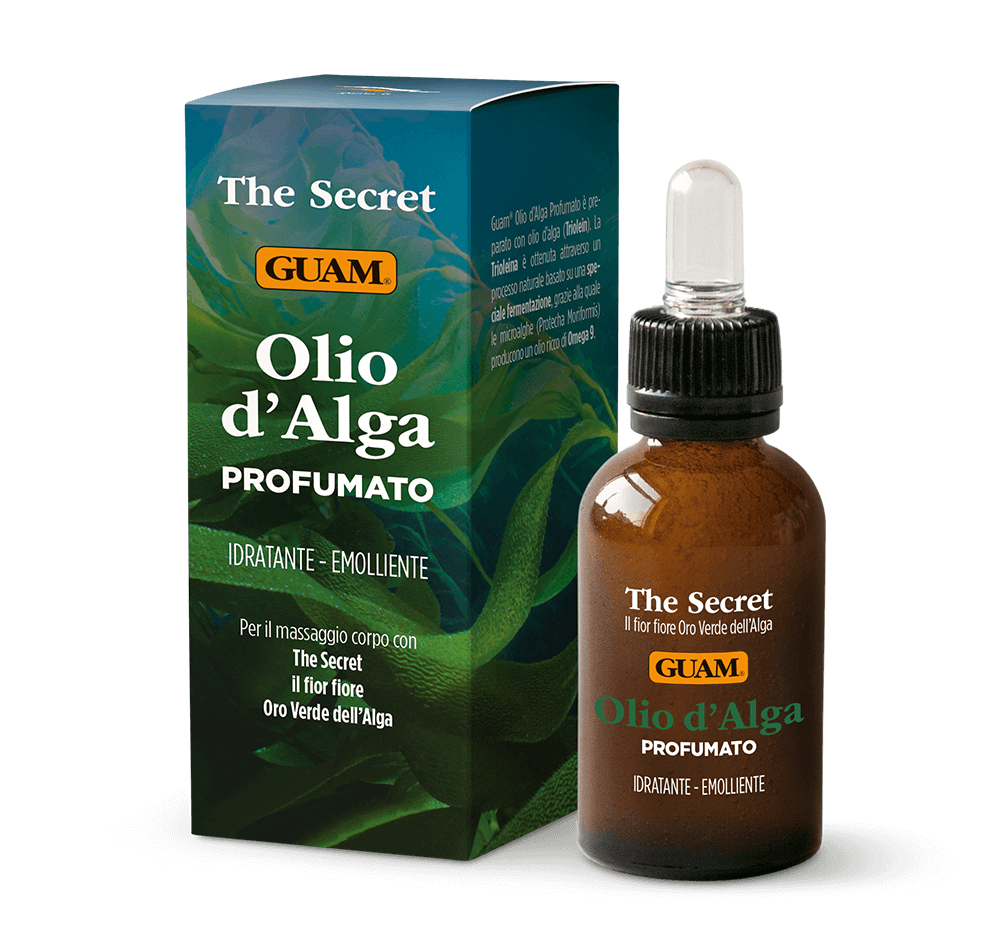 The Secret Olio d’Alga Profumato Scatola e flacone